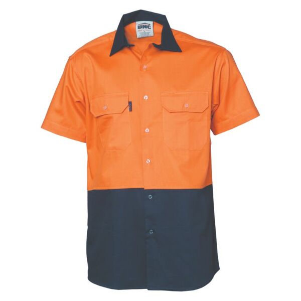 Two Tone Cotton Drill Shirt Thumbnail